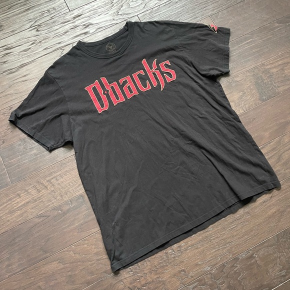 ‘47 Brand MLB Arizona Diamondbacks Men’s XL T-Shirt Black/Maroon/Tan - Picture 2 of 6